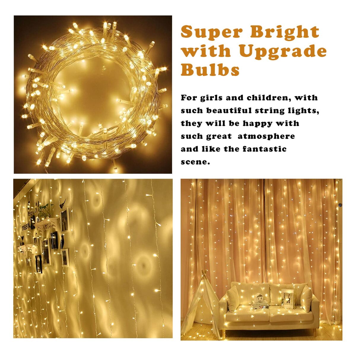 Birthday Decoration Items - Happy Birthday Banner (Cardstock), Golden Confetti Balloons with Led Light| Decoration Items for Husband Wife Boy Girl Women Men - Balloons Golden, 10 Pieces - Image 3
